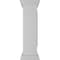 Ekena Millwork 10"W x 40"H Corner Newel Post with Panel, Flat Capital & Base Trim (Installation kit included) NWL10X40CPF0B0 - alternate 3